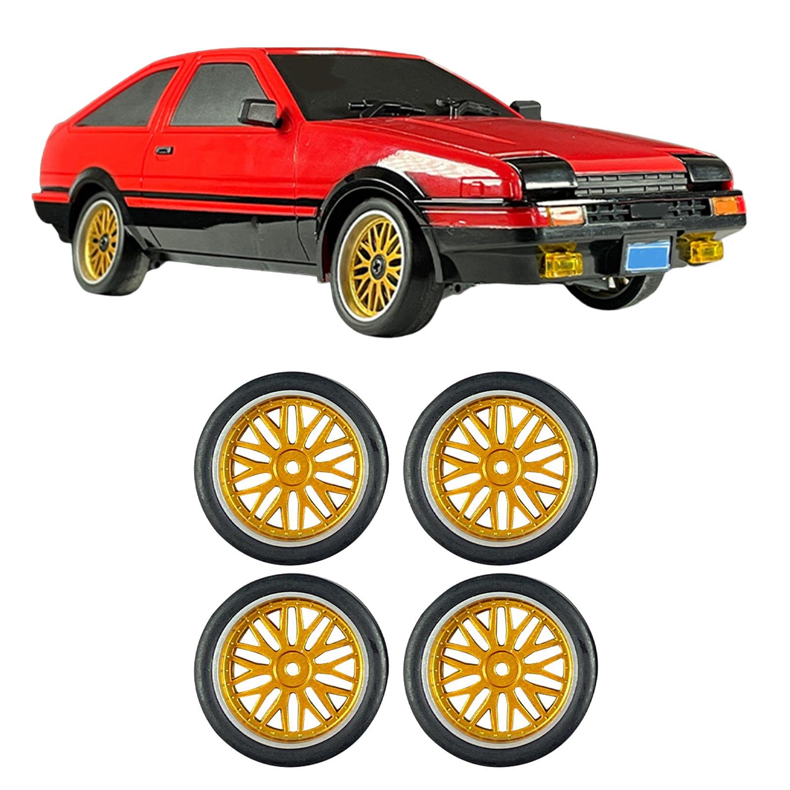 Amazon | Yunhgft 1/18スケールドリフト車両用 RCカードリフトタイヤ